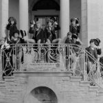 The Cast On The Steps At Scalesceugh Hall